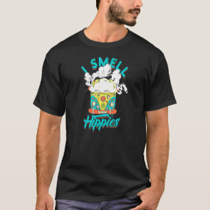 Jag luktar Hippies Hippie-folk och ogräs T Shirt
