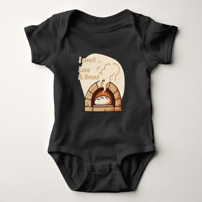 Jag luktar Kärlek & Bröd T Shirt (Framsida)
