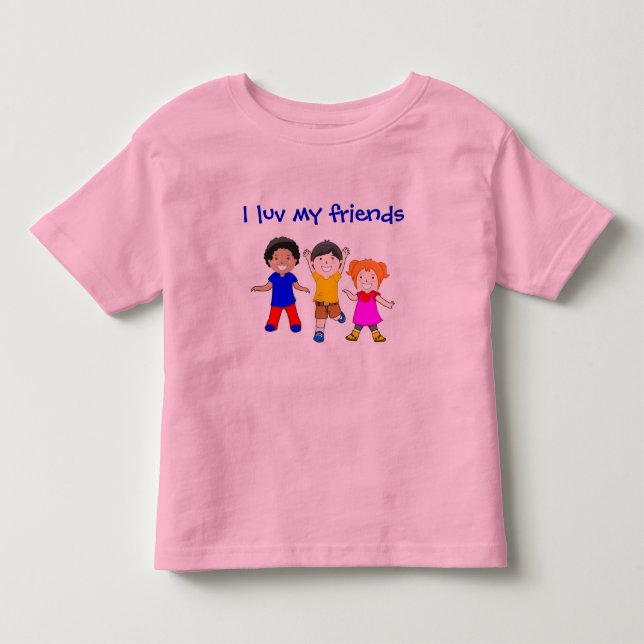 JAG LUV MIN VÄNNER TEE (Framsida)