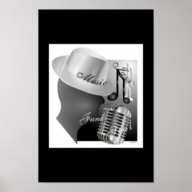 Jag luv Music Poster (Framsidan)