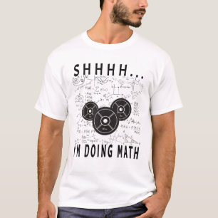 Jag lyfter matens vikt för att tränga ut. t shirt