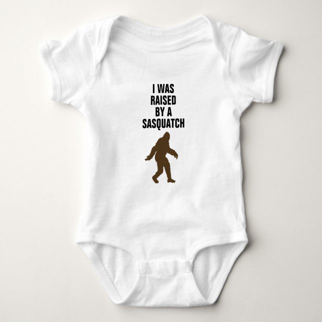 Jag lyfttes av en sasquatch t shirt (Framsida)