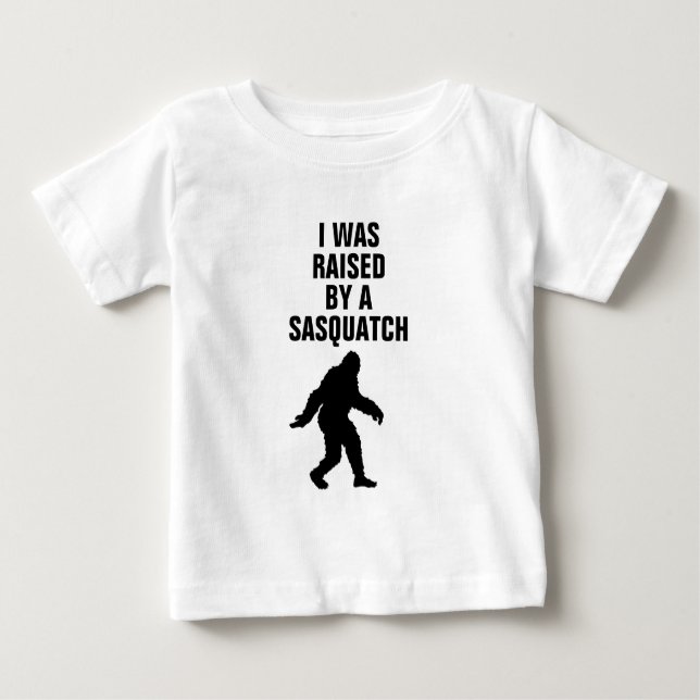Jag lyfttes av en sasquatch t shirt (Framsida)