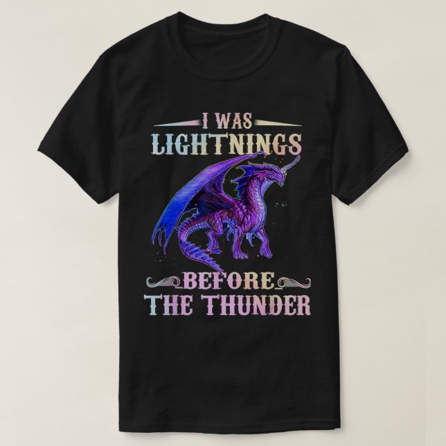 Jag lyssnade innan dragonerna. t shirt (Design framsida)