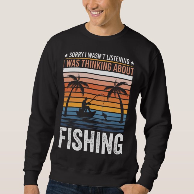 JAG LYSSNADE INTE ATT JAG TÄNKTE PÅ FISK LÅNG ÄRMAD TRÖJA (Framsida)