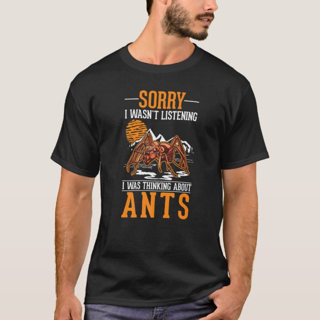 Jag lyssnade inte på Ants. T Shirt (Framsida)