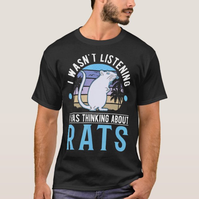 Jag lyssnade inte på Råttor. T Shirt (Framsida)