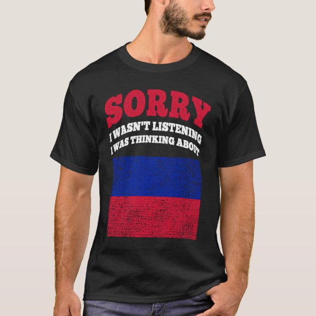 Jag lyssnade på Haiti T Shirt (Framsida)