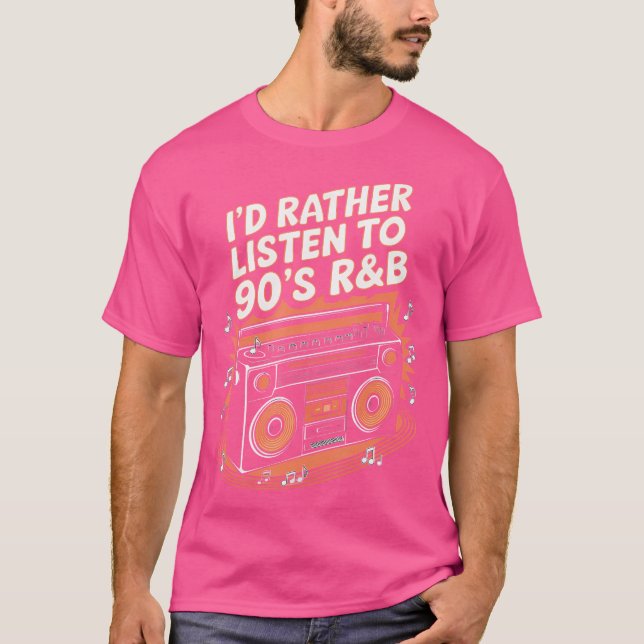 Jag lyssnar hellre på 90:s RB T Shirt (Framsida)