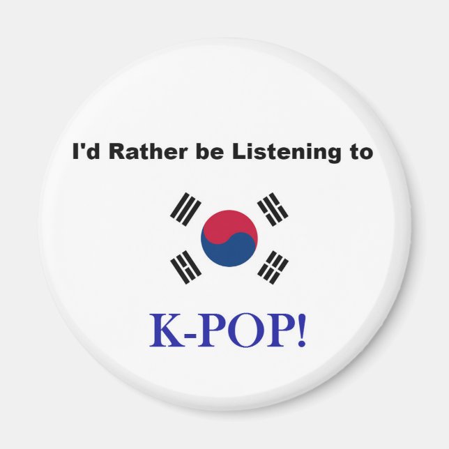 Jag lyssnar hellre på KPOP! Magnet (Framsidan)