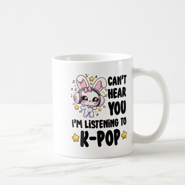 Jag lyssnar inte på K-p Kaffemugg (Höger)