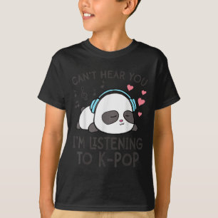 Jag lyssnar inte på K-p Kawaii Womens T Shirt