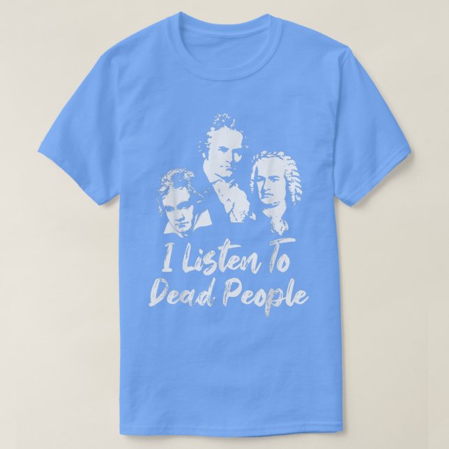 Jag lyssnar på Dead People Classic Music T Shirt (Design framsida)