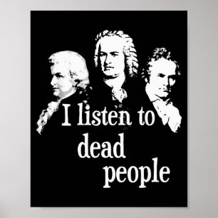 Jag Lyssnar På Döda Människor - Clical Musik Comse Poster