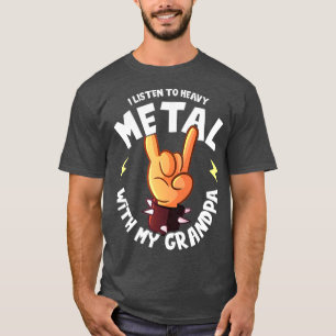 Jag lyssnar på Heavy Metall med min farfar I Funn T Shirt