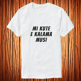 Jag lyssnar på musik i Toki Pona T Shirt