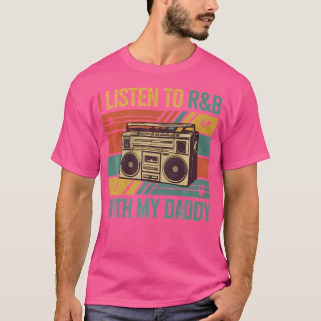 Jag lyssnar på RB med min pappa T Shirt (Framsida)