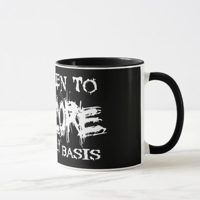 Jag lyssnar till Grindcore Mugg (Höger)