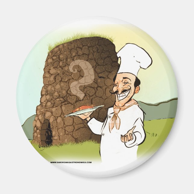 Jag magneti da frigo di Sardegna Gastronomica Magnet (Framsidan)