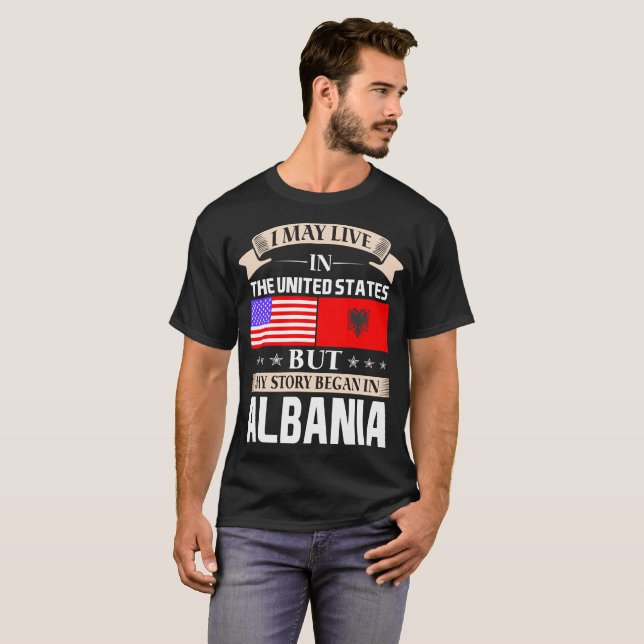Jag maj bor i USA som berättelsen började i T Shirt (Hel framsida)