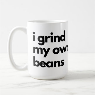 Jag mals mina egna bönor kaffemugg