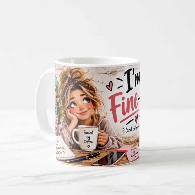 Jag Mår Bra-ish Kaffemugg (Framsida vänster)