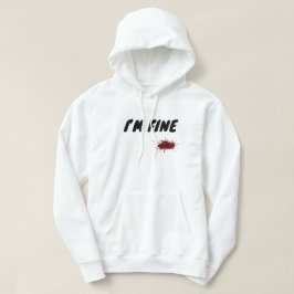 “Jag mår bra” Minimalist Hoodie – Känslestil