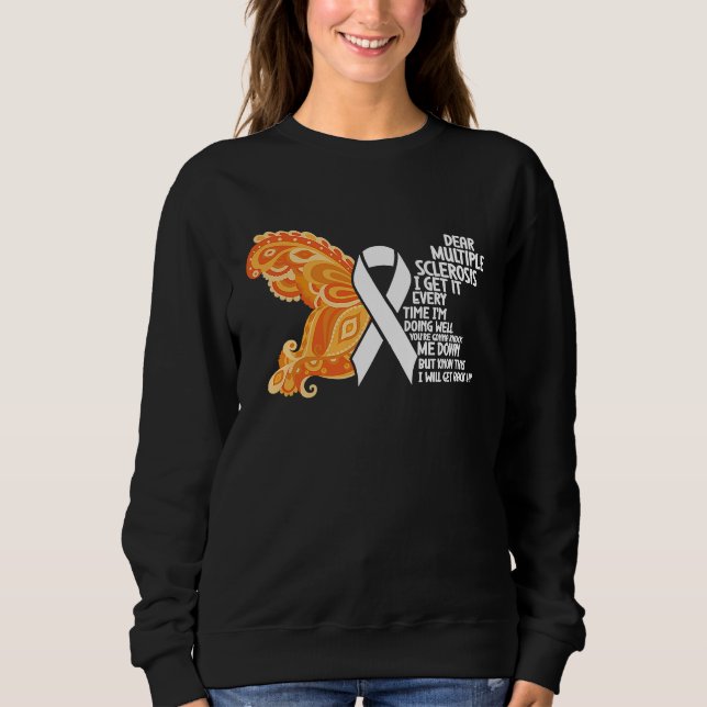 Jag Mår Bra Multipel Skleros Medvetenhet MS Krigar T Shirt (Framsida)