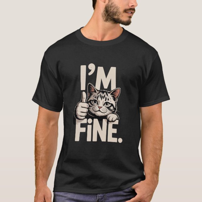 jag mår bra t shirt (Framsida)