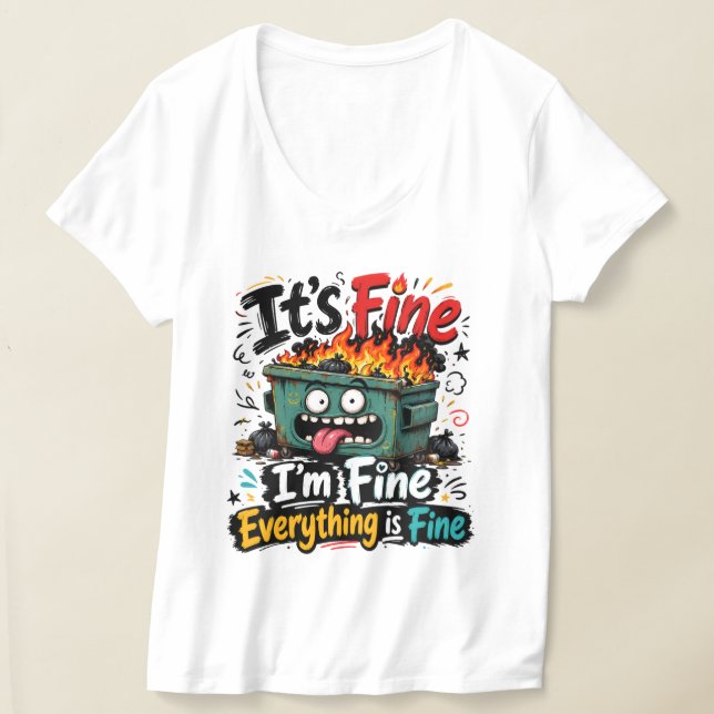 Jag mår bra  / Välj din storlek  T Shirt (Laydown)