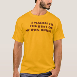Jag marscherar till takten av min egna vals t-shirt
