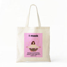 Jag maskerar för totebag