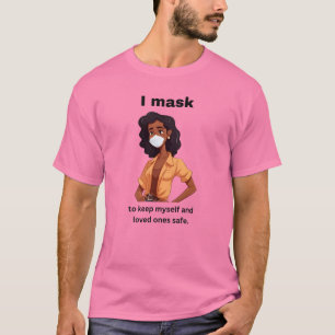 Jag maskerar till behållan själv och mina kära säk t shirt