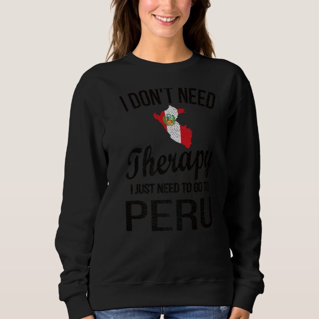 Jag måste åka till peruanska peruanska Flagga T Shirt (Framsida)