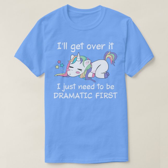 Jag måste bara vara enhörnig. t shirt (Design framsida)