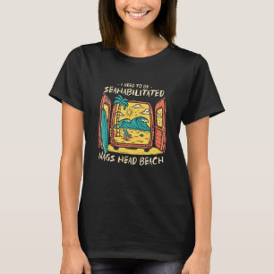 Jag måste bli uppstallad Nags Head Beach Summer T Shirt