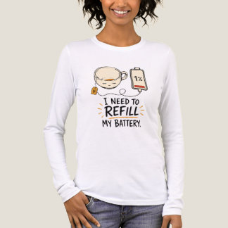 Jag måste fylla på mitt batteri (Te) - T Shirt