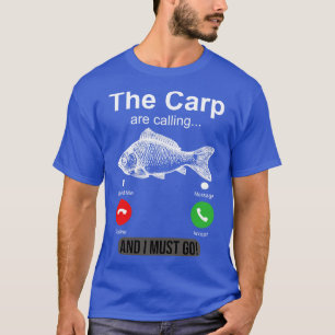 Jag måste gå och fiska. t shirt
