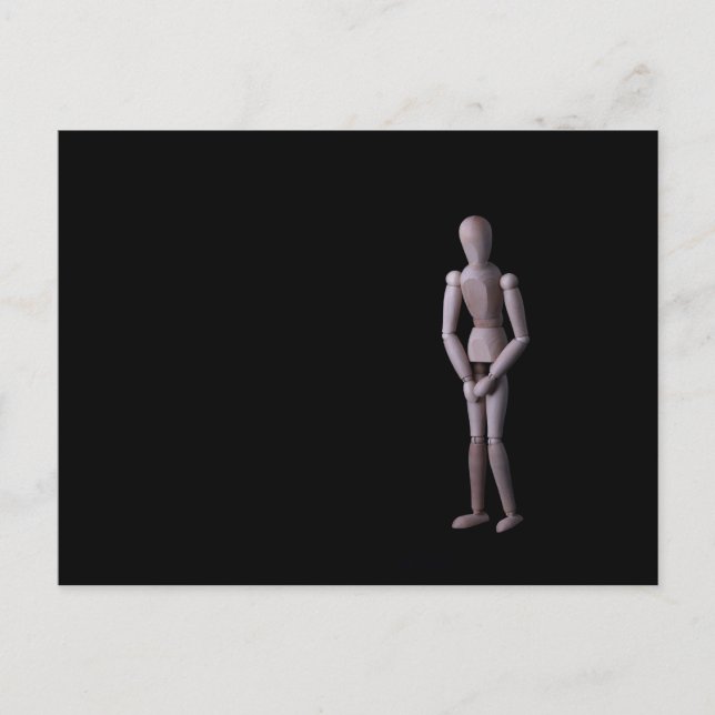 Jag måste gå vykort (Framsida)