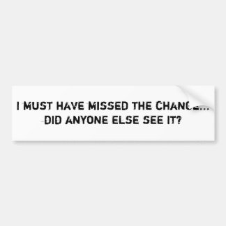 Jag måste ha missa ändringen… gjorde någon els… bildekal