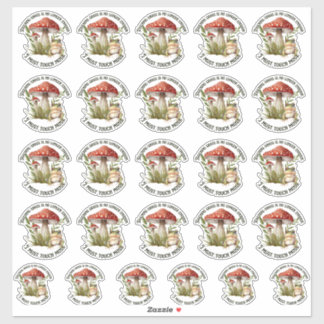 "Jag måste röra moss", massdekal Klistermärken