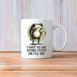 Jag måste säga konstiga saker annars dör jag, Roli Kaffemugg
