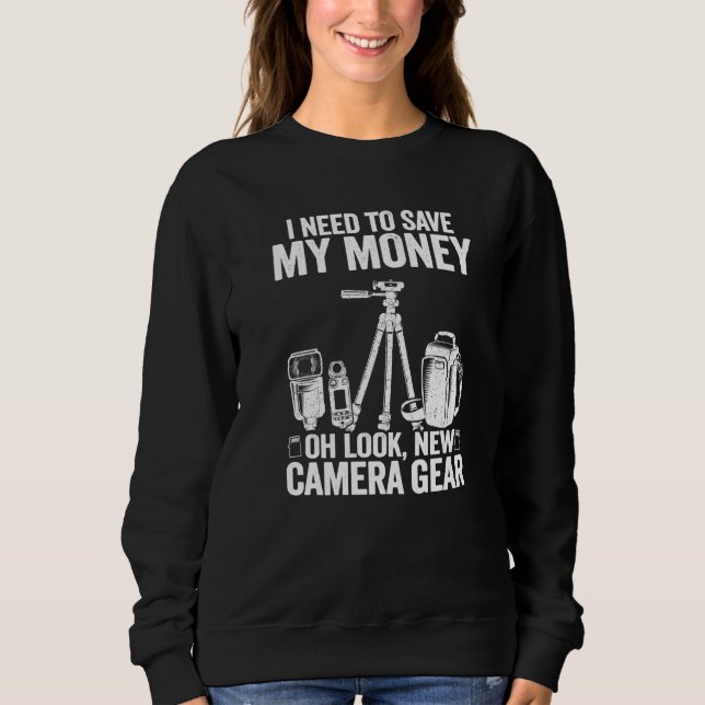 Jag Måste Spara Mina Pengar Oh Se Ny Kamerautrustn T Shirt (Framsida)
