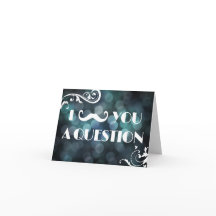 Jag Måste Ställa Dig En Fråga Bokeh Ljus Inbjudnin