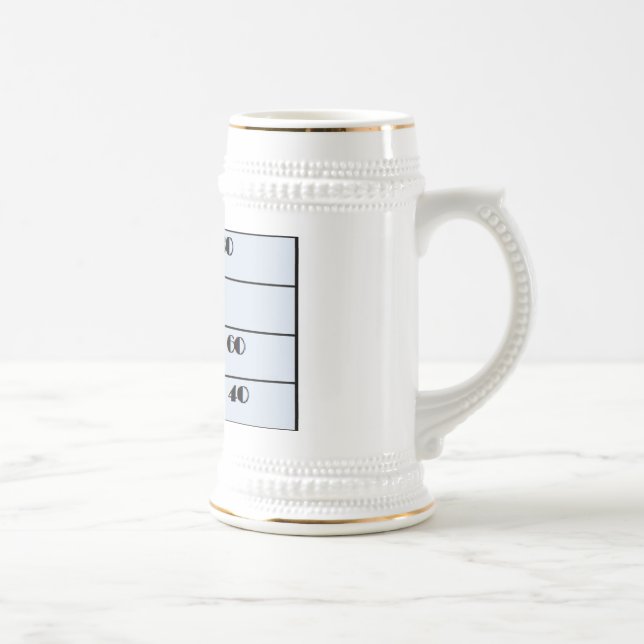 Jag måste vara 40 mugg, den 40th födelsedagen sejdel (Höger)