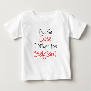 Jag måste vara belgisk. tröja