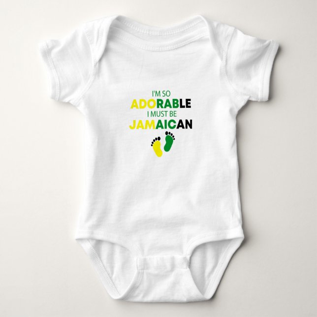Jag måste vara Jamaican Funny jamaican T Shirt (Framsida)