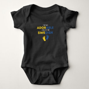 Jag måste vara svensk-funny svensk t shirt