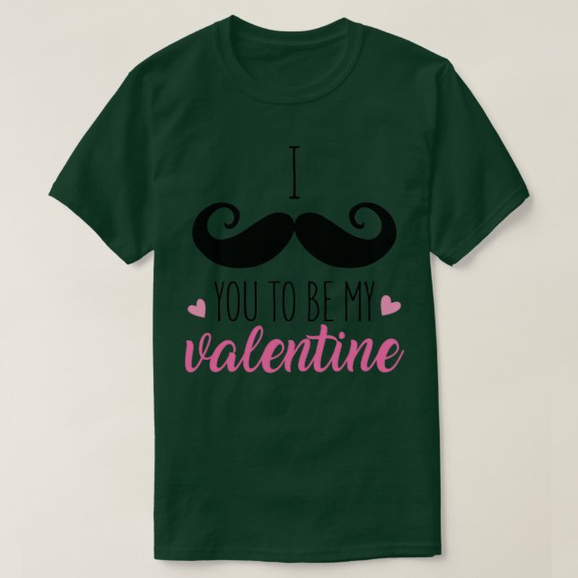 Jag måste värva dig för att bli mina valentinhjärt t shirt (Design framsida)