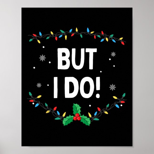 Jag matchar inte julklappar, men jag gör det poster (Framsidan)